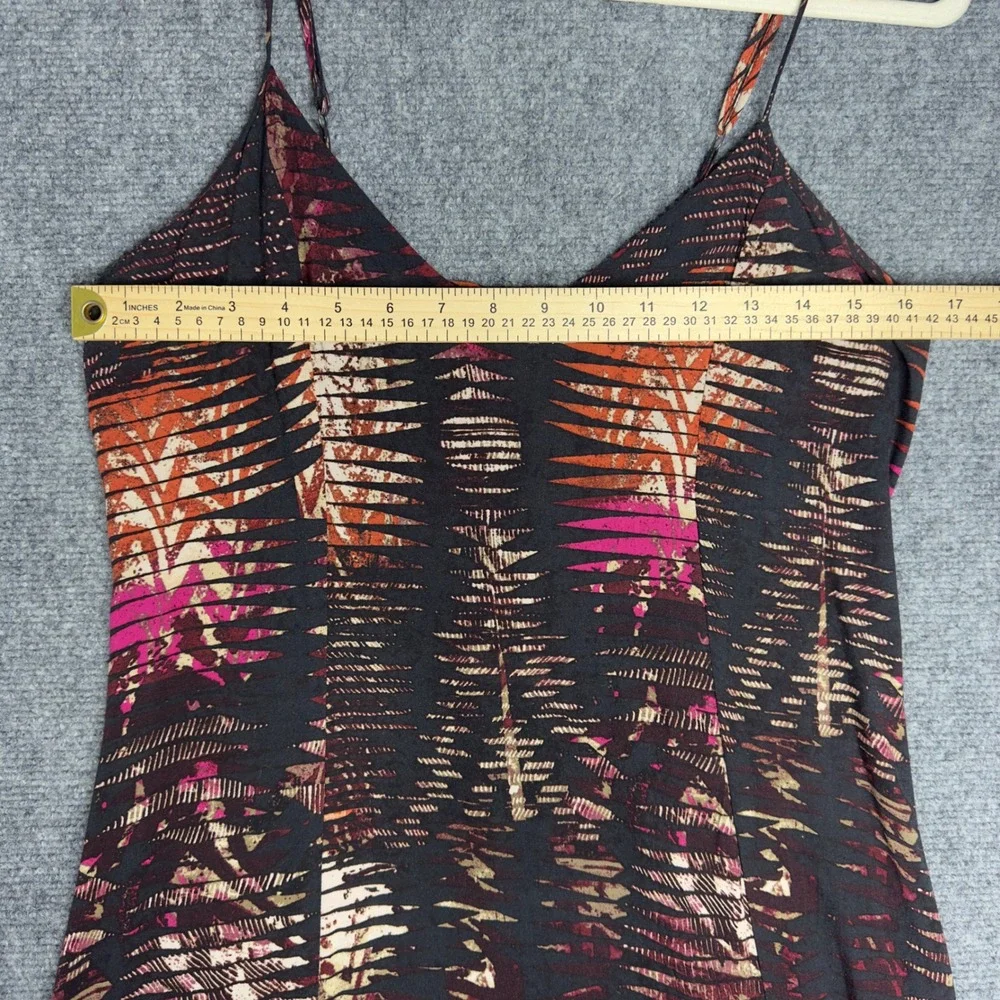 Abercrombie & Fitch Maxi Dress Womens M Lace-up Geometric Boho Beach Whimsigoth‎